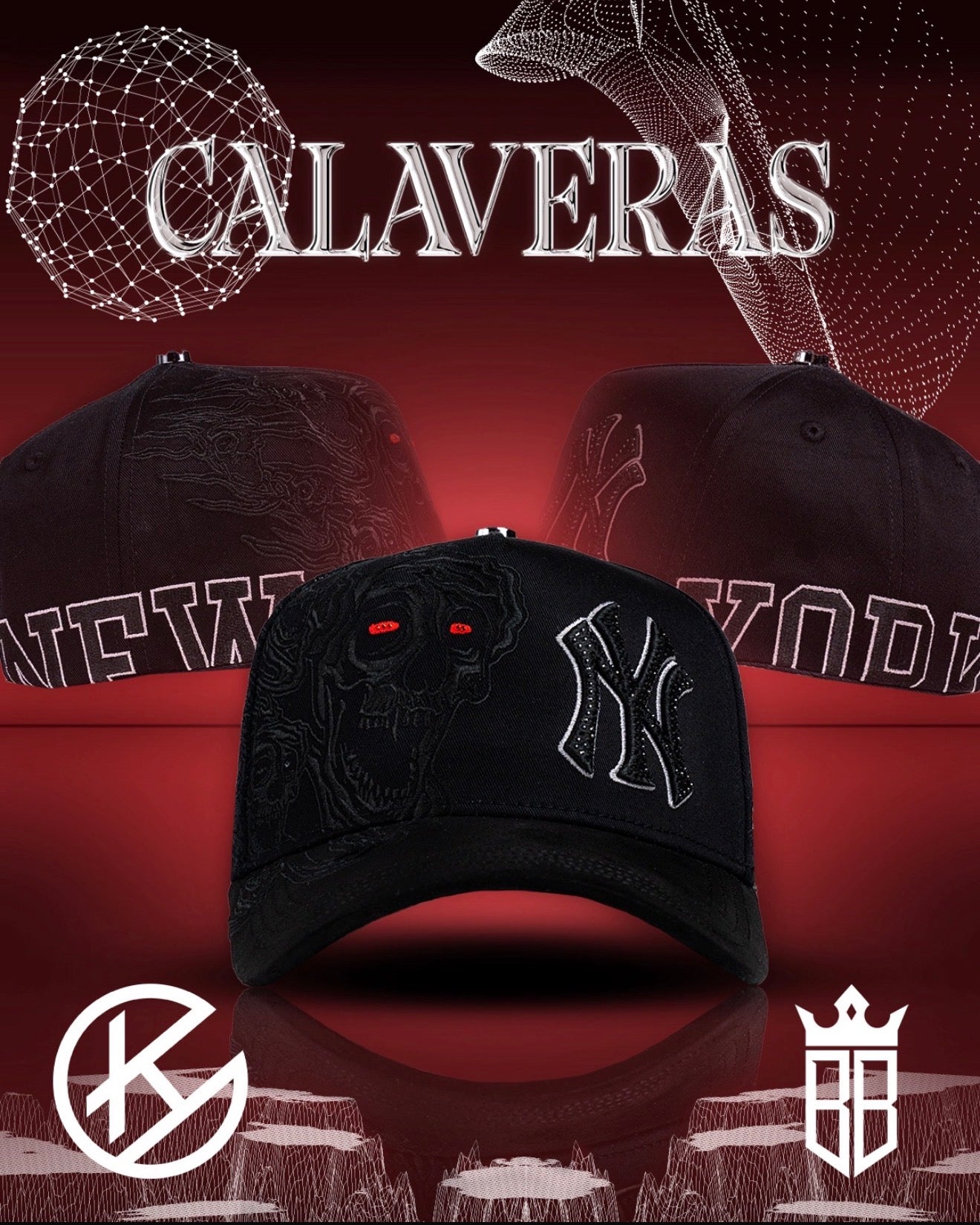 Kevin Hats NY Skull