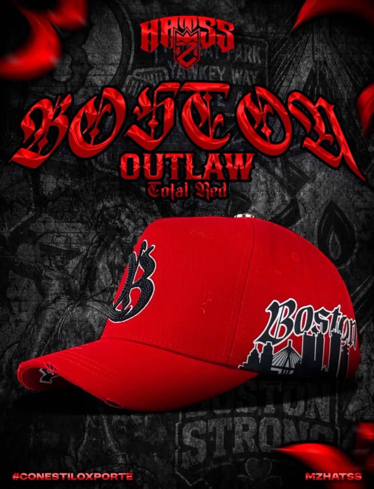 MZ Boston Outlaw Red