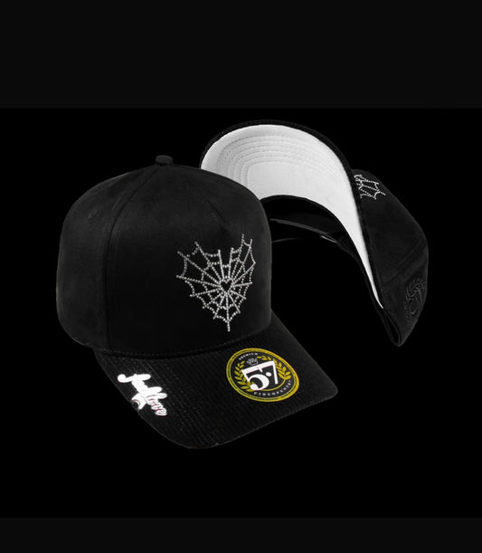 5.7 Heart Spiderweb Crystals