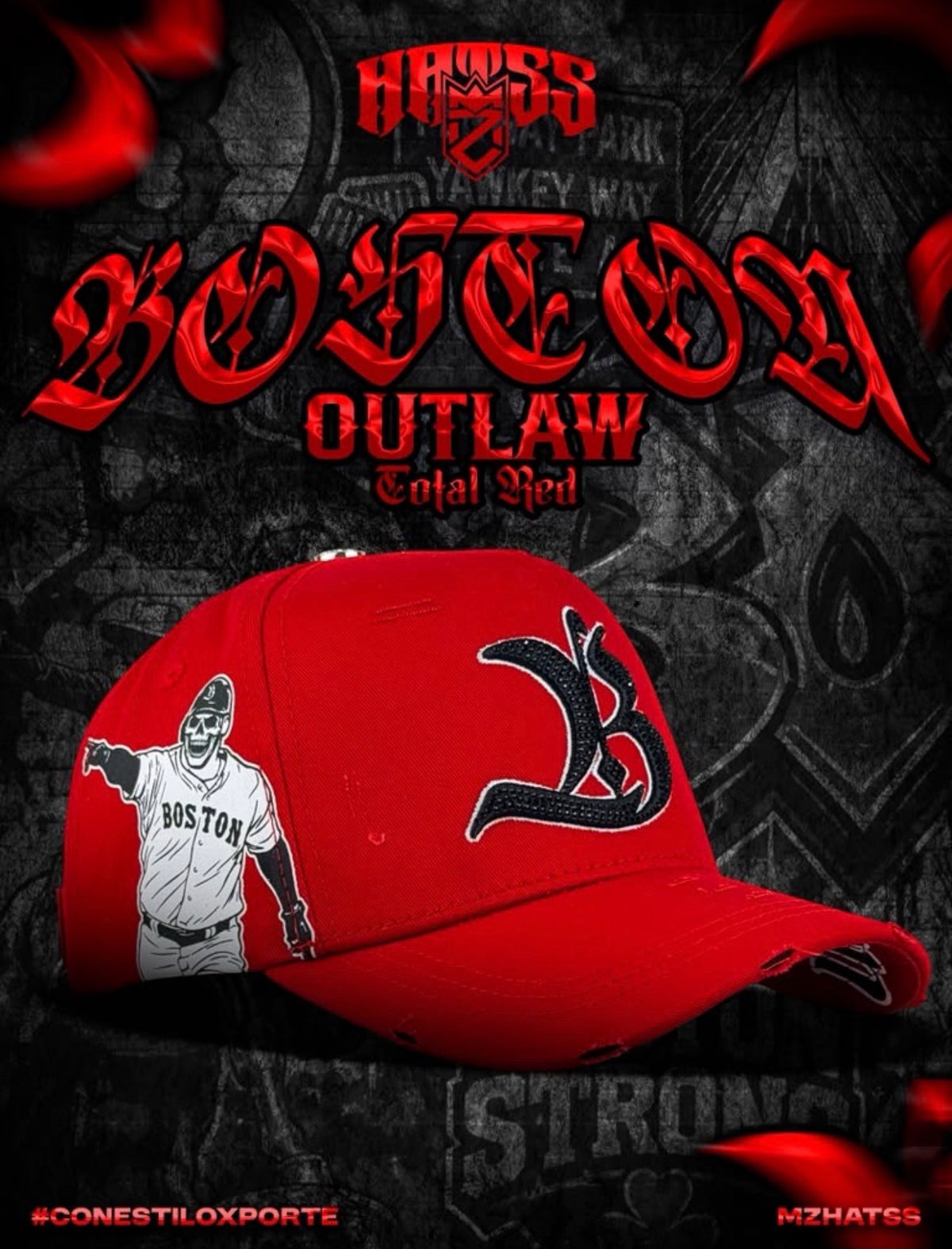MZ Boston Outlaw Red