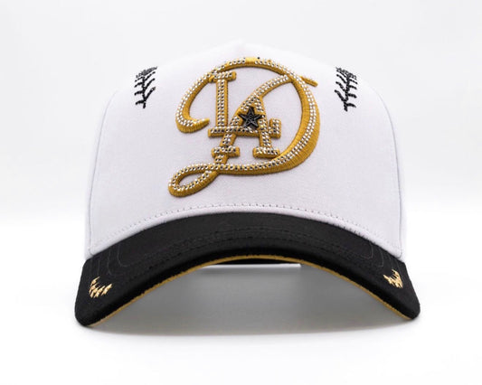 Kevin Hats Dodgers White