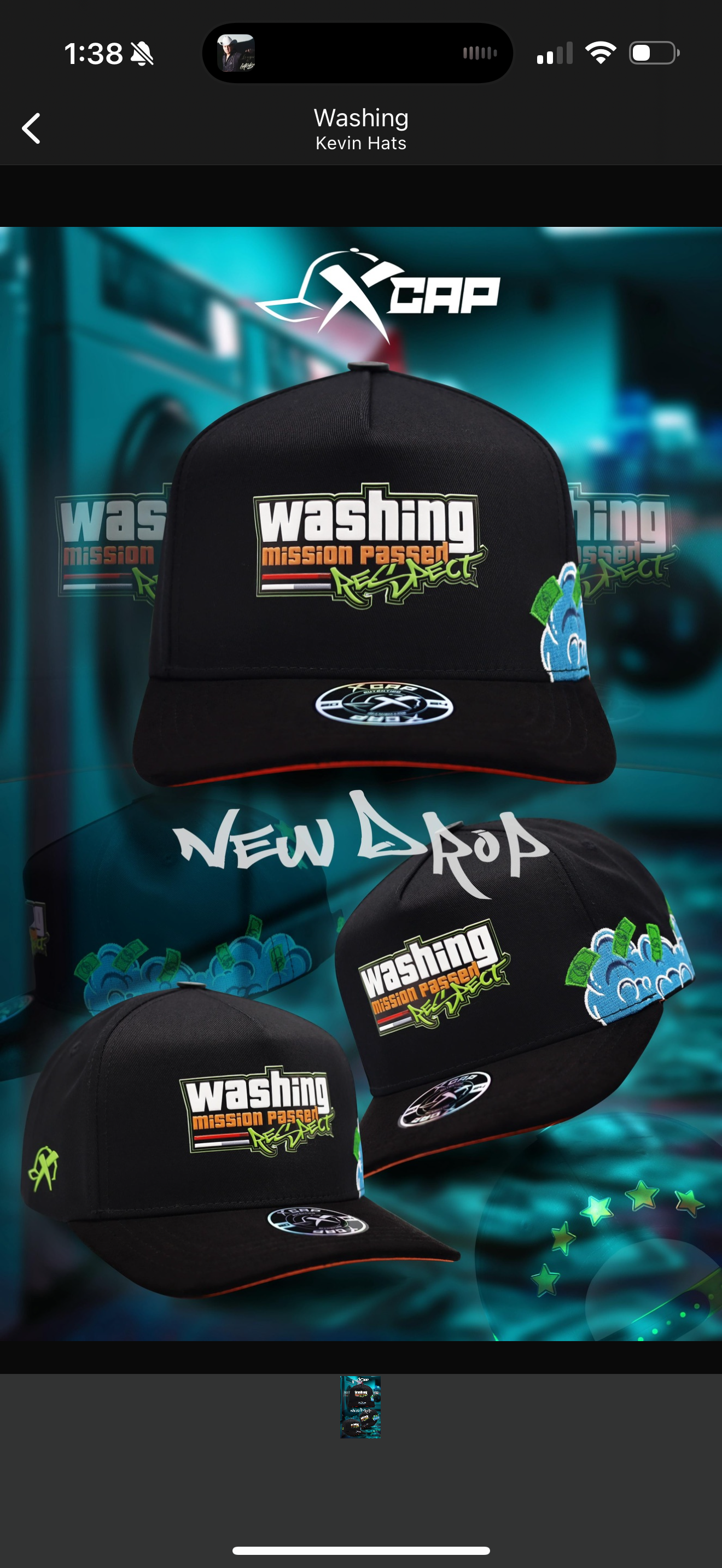 X Cap Washing Mission Passed