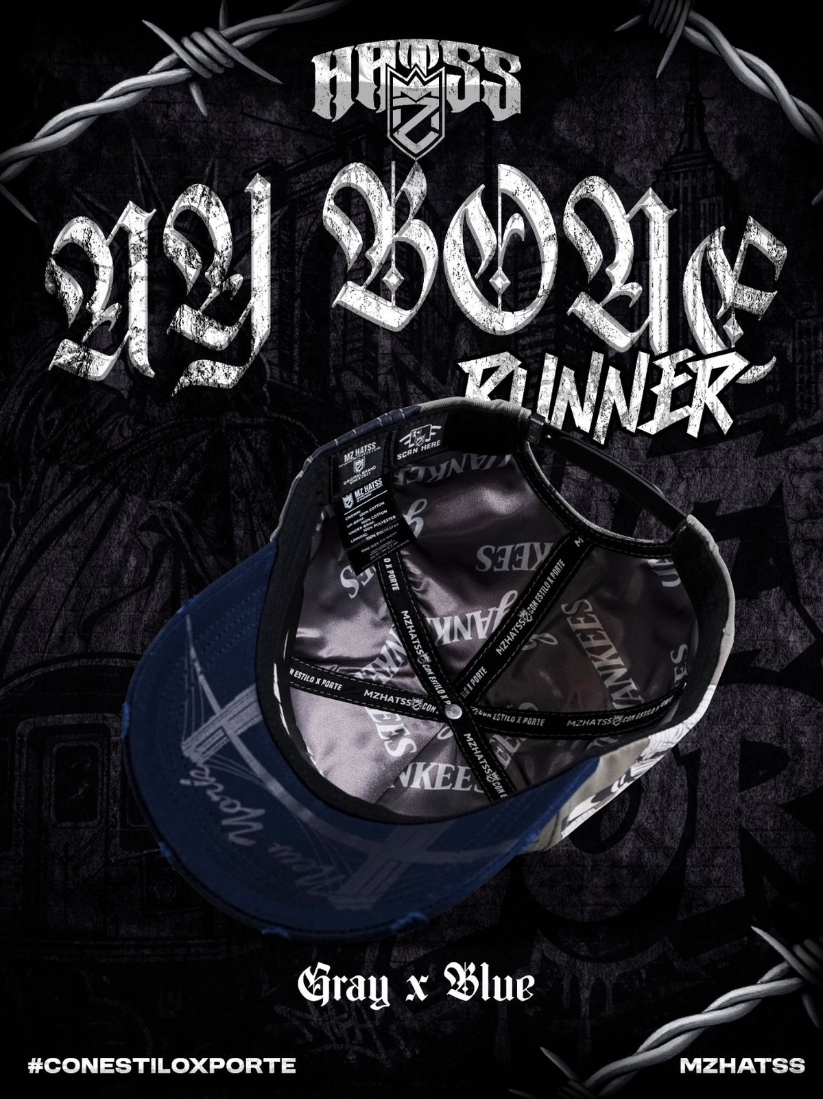 MZ NY Bone Runner Grey